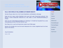 Tablet Screenshot of dj-partyexpress.de